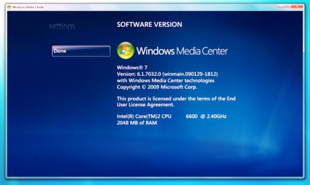 Windows 7 Screenshots
